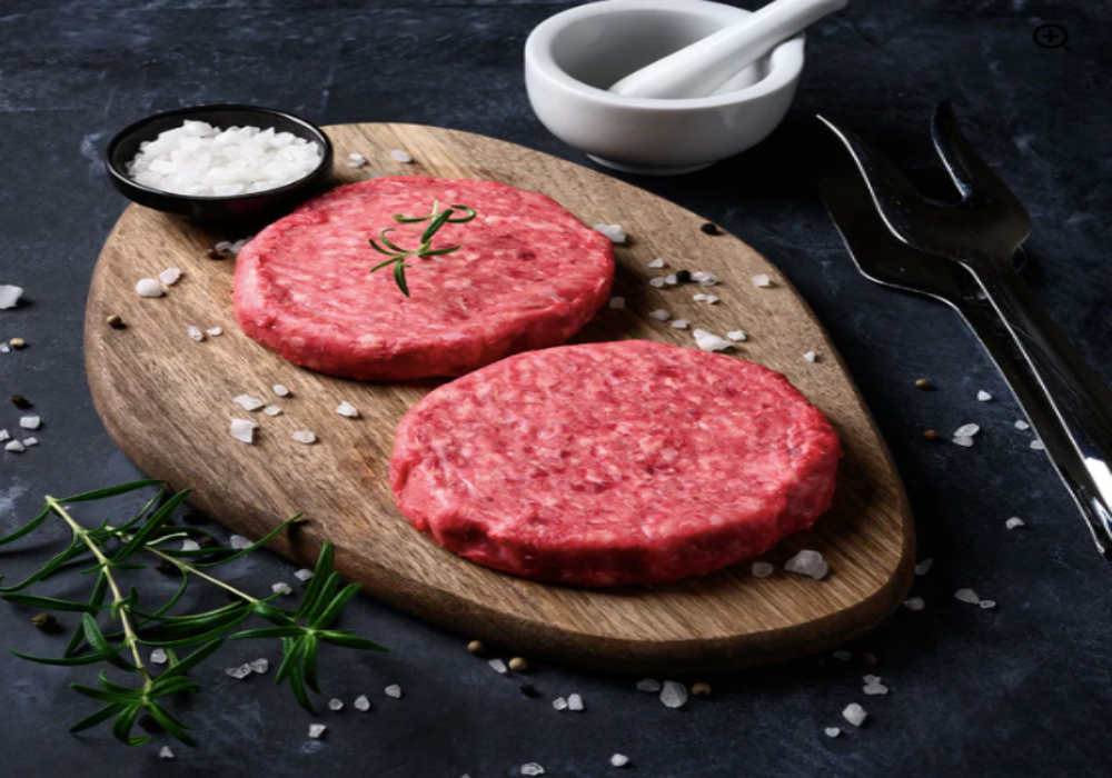 Runder hamburger